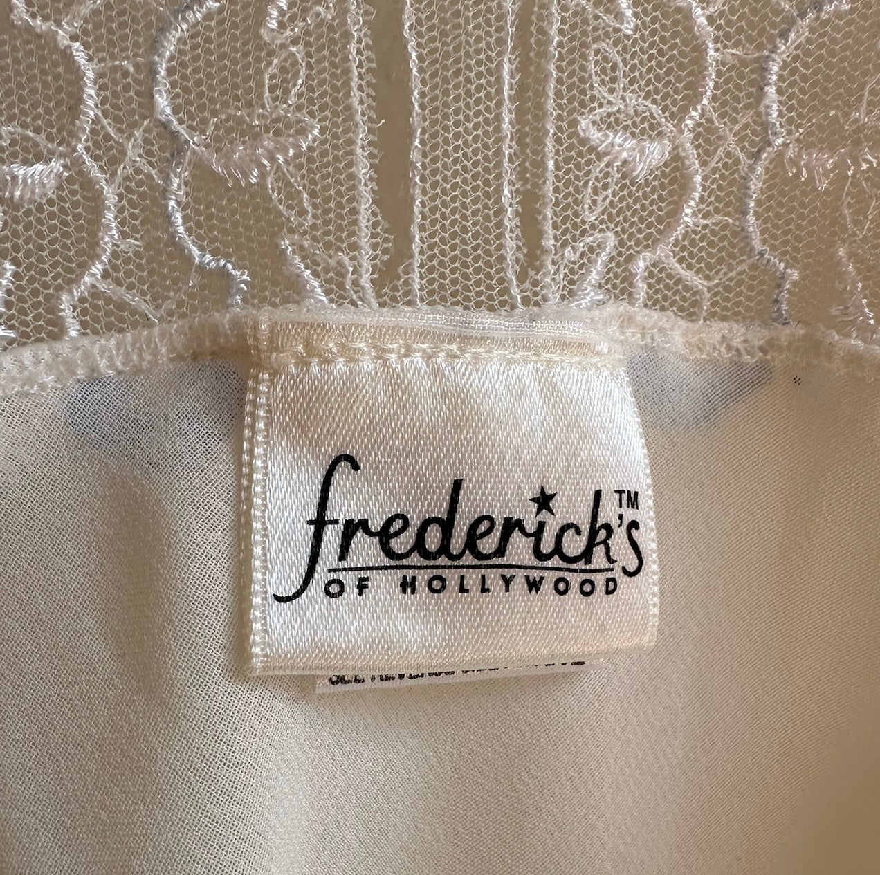 Frederick's of Hollywood Lace Slip