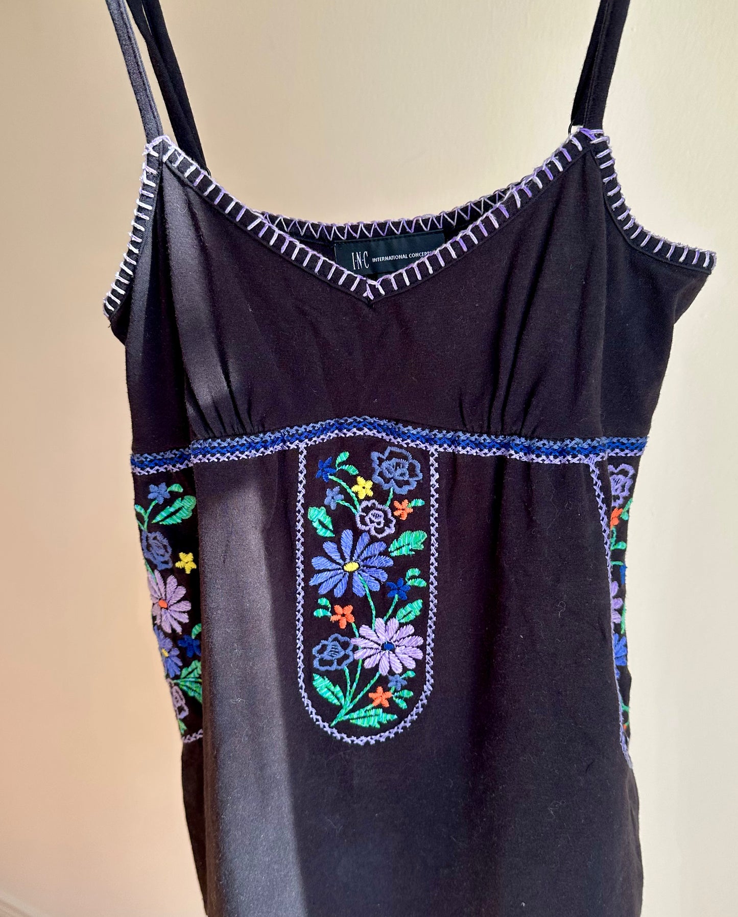 Embroidered Floral Cami